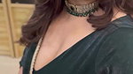 abhaya hiranami huge breasts in green costume2