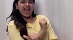 cute girl sexy navel in yellow tshirt2