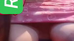 Sexy girl showing her big tits pressing and strip her bra 2