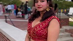 busty bengali lady huge breasts in tight costumes 2
