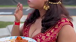 busty bengali lady huge breasts in tight costumes 2