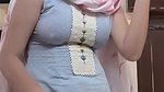 Hot housewife in sleeveless dress showing tight boobs 2