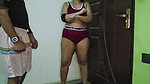 Gym Bhabhi Fucked Trainer at Home workout 2