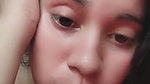 Hot cute babe showing her tits with cute expression and dirty talking 2