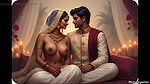 Foursome lucky indian college boy fucks three hot milf in hotel room