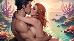 Alien Prince and the Mermaid Queen,Love Across Two Worlds fantasy