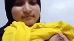 Hijab girl showing tits like juicy big round melons