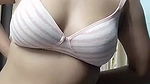 Desi Girl Boobs Show After Bra Strip