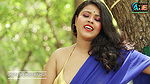 Horny booby bristi huge cleavage hot navel show outdoor photoshoot