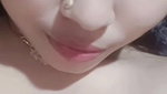 Desi cute girl smiling expression record for her bf