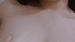 Beautiful desi babe pressing boobies