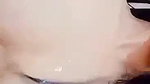 Desi teen pressing boobs while bathing