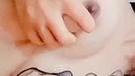 Desi teen pressing boobs while bathing