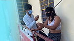 Outdoor Sex Stepbrother and Stepsister Outside Door Romance and Sex Mallu Couples Hot Romance with Sex in the Terrace