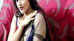 Shreya-Black-Saree-Full