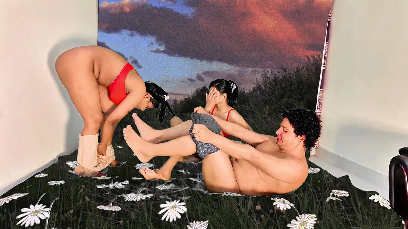 deep throat threesome sex