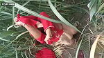 Desi village bhabi caught on fied