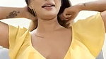 Ankita Dave Yellow Dress LIVE