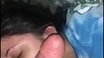 Desi NRI bhabhi sucking big dick and balls