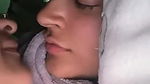 Sleeping Girls Morning Wake-up Kissing..