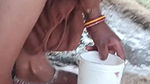 Desi bhabhi outdoor bathing India
