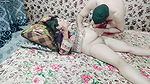 Licking Pussy and Fucking of Indian Big Tits Muslima Milf