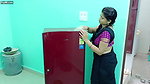 Indian Aunty Rupa Hottest Ass & Hip Show Fridge Cleaning Vlog