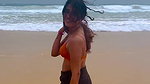 Priya Prakash Varrier Ass cheek in Red bra