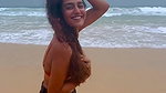 Priya Prakash Varrier Ass cheek in Red bra