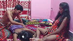 Beautyfull Sluts Fuck Hard on Private Party Threesome Bengali
