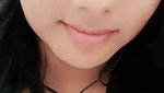 Cute expression gf Showing her big melons on vc with big smile