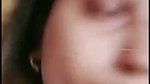 Sexy wife showing her big tits on video call