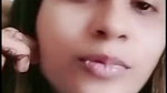 Sexy wife showing her big tits on video call