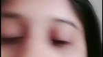Sexy wife showing her big tits on video call