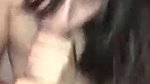 Horny girl sucking big dick like pro