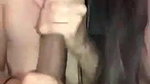 Horny girl sucking big dick like pro