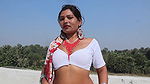 Horny pinky tiwari hot cleavage and navel show photoshoot