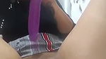 Indian chick purple dildo thick wet pussy UUFFF