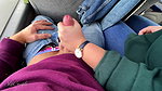 handjob in a bus and whipped of cum on seat risky 1080