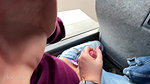 handjob in a bus and whipped of cum on seat risky 1080