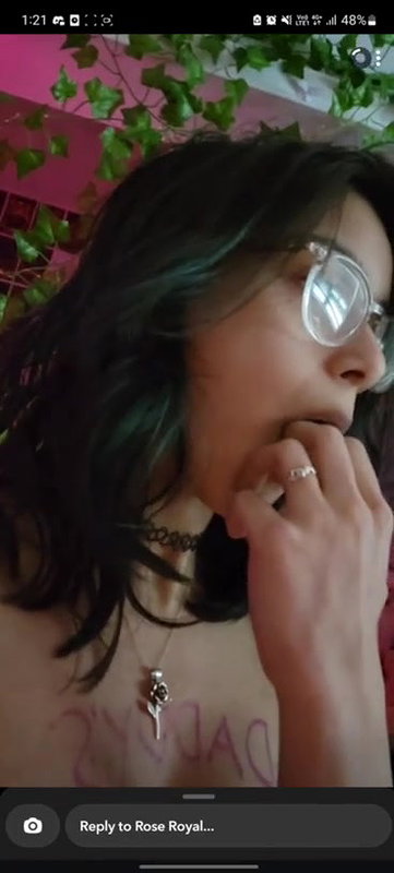 Horny girlfriend tease with her pokie nipple and pussy