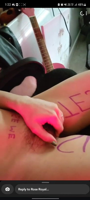 Horny girlfriend tease with her pokie nipple and pussy