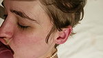 Man massages pretty girl vaginally and feeds with cum 09d7b478