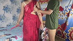 Desi Indian Housewife Bhabhi Wearing Sexy Dress and Hard FUCKED by Husbands Friend in front of husband