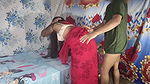 Desi Indian Housewife Bhabhi Wearing Sexy Dress and Hard FUCKED by Husbands Friend in front of husband