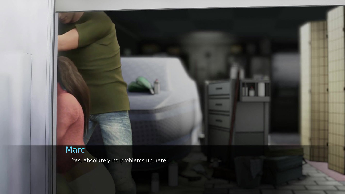 A Ghostly Desire Ep 2 Marc Helped Rebecca Repair the Garage Door