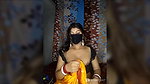 Desi Indian wife in saree showing her boobs