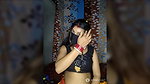 Desi Indian wife in saree showing her boobs