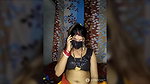 Desi Indian wife in saree showing her boobs