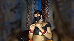Desi Indian wife in saree showing her boobs